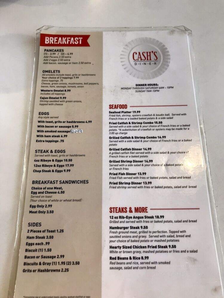 Cash's Casino Diner - Port Allen, LA