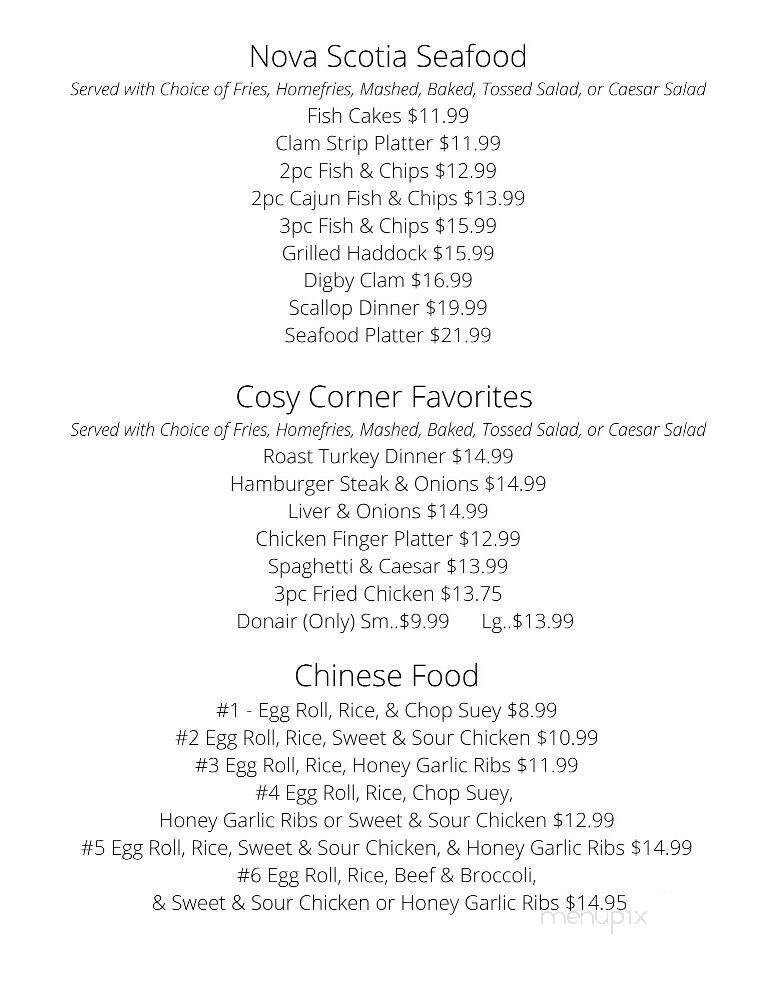 Louie's Cosy Corner - St. Peter's, NS