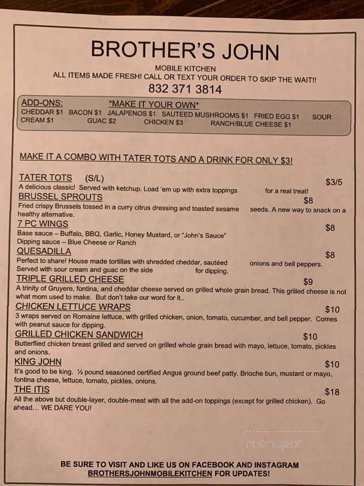 Penny Whistle - Houston, TX menu_pic