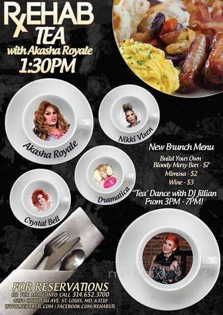 Rehab Bar & Grill - Saint Louis, MO menu_pic
