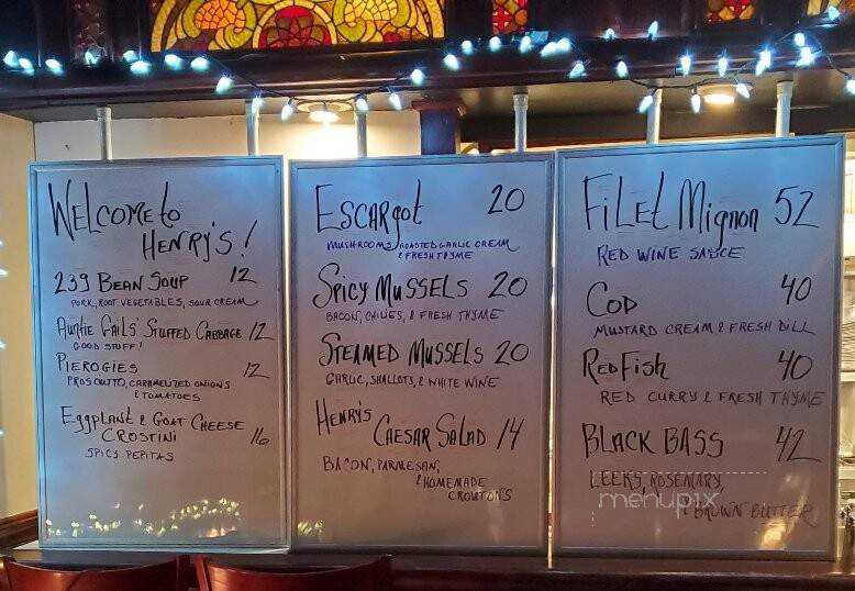 Henry's Cafe & Fine Groceries - Pottstown, PA menu_pic