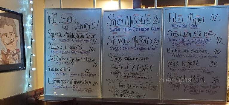 Henry's Cafe & Fine Groceries - Pottstown, PA menu_pic
