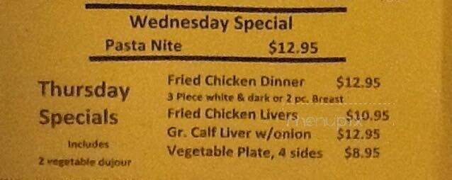Louie's Grill at Countryside Farm - Cropwell, AL menu_pic