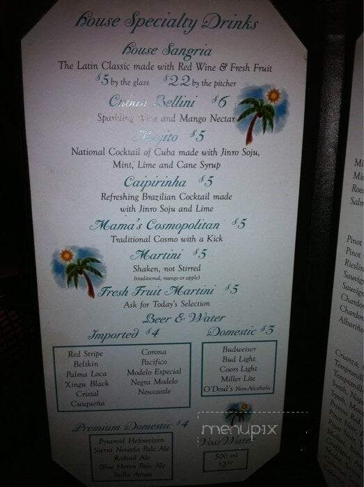 Mama Roomba - Bakersfield, CA menu_pic