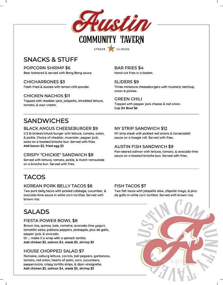 Austin Community Tavern - Steger, IL