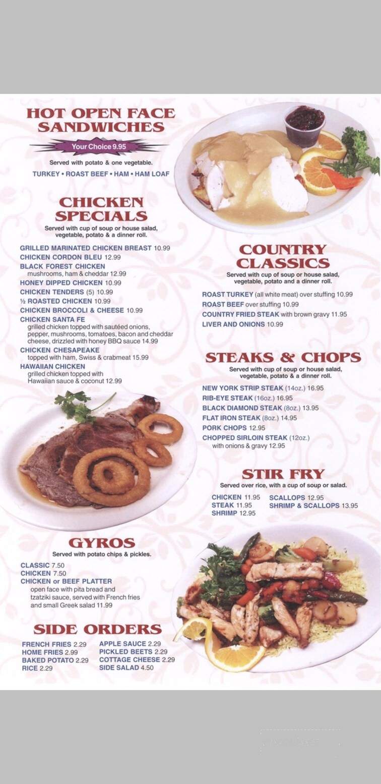 Peppermill Restaurant - Mechanicsburg, PA menu_pic
