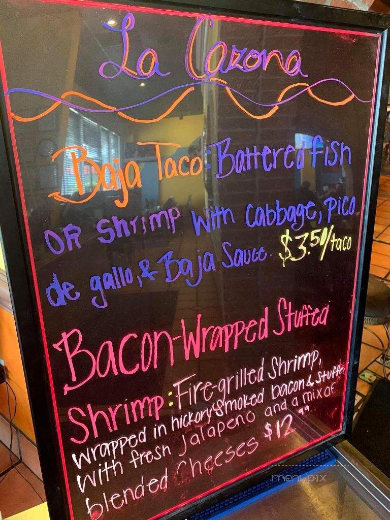 Lacazona Mexican Restaurant - McMinnville, TN menu_pic