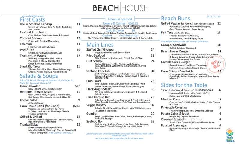 Beach House Restaurant - Bradenton Beach, FL