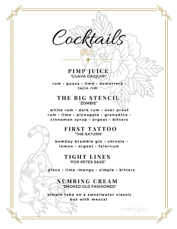 Sweetwater - Boynton Beach, FL menu_pic