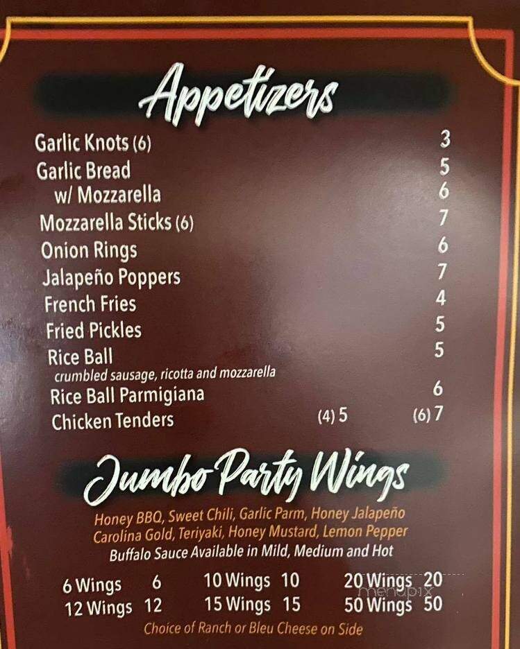 Johnny Tomatoes - Monroe, NC menu_pic