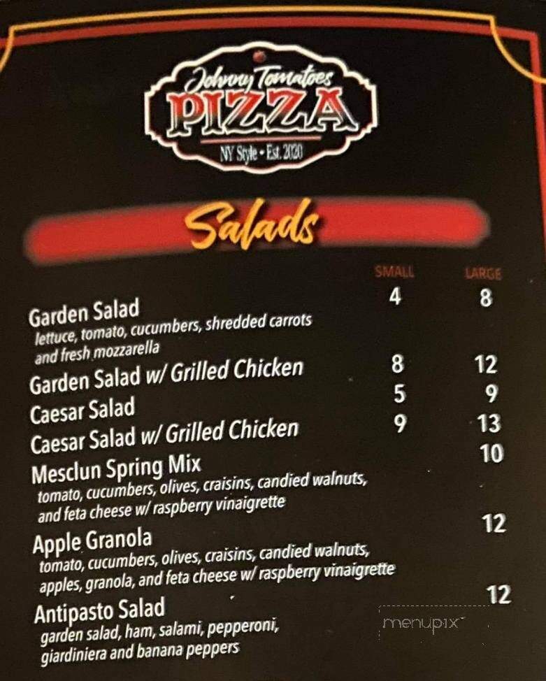 Johnny Tomatoes - Monroe, NC menu_pic