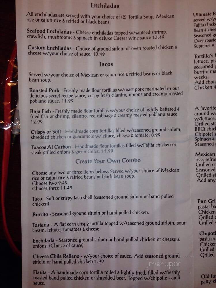 Tortilla Soup - McComb, MS menu_pic