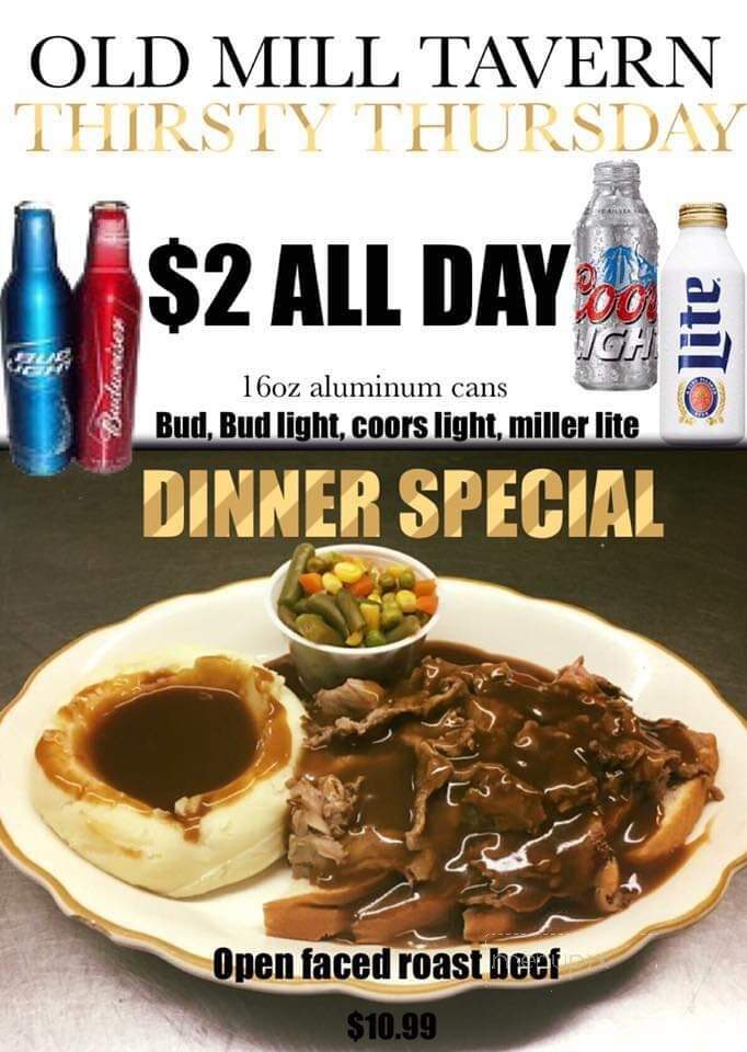 Dunbar's Old Mill Tavern - Homosassa, FL menu_pic