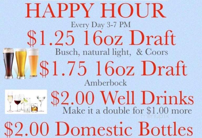 Dunbar's Old Mill Tavern - Homosassa, FL menu_pic