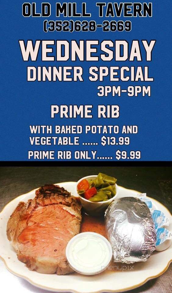 Dunbar's Old Mill Tavern - Homosassa, FL menu_pic