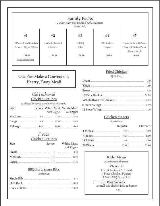 Chicken Connection - Plaistow, NH menu_pic