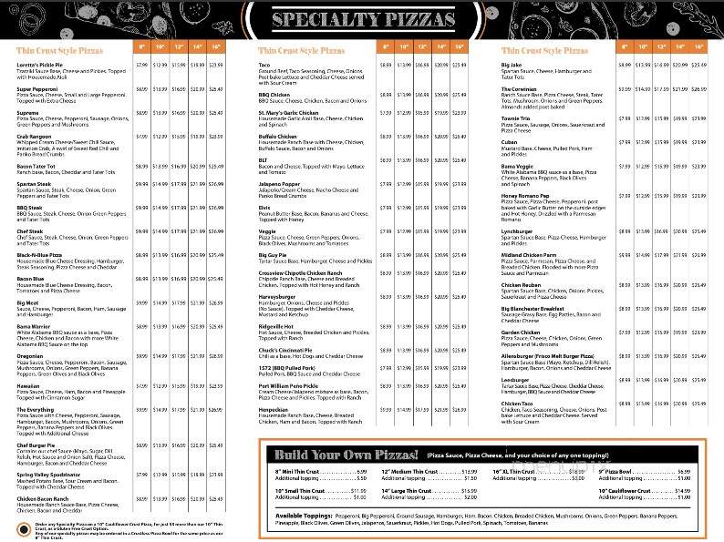 Roscoes Pizza - Waynesville, OH menu_pic