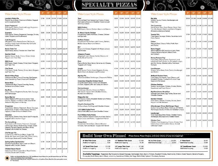 Roscoes Pizza - Waynesville, OH menu_pic