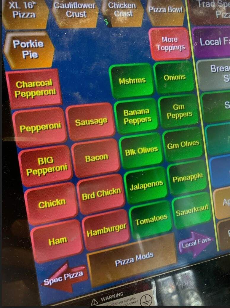 Roscoes Pizza - Waynesville, OH menu_pic