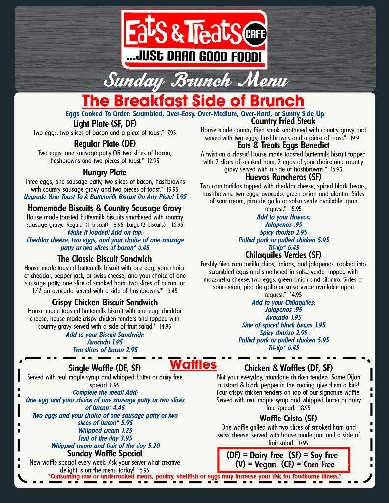 Eats & Treats Cafe - Philomath, OR menu_pic