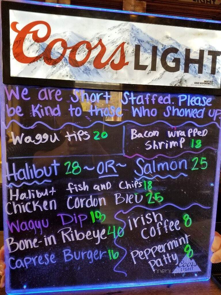 Teton House - Post Falls, ID menu_pic
