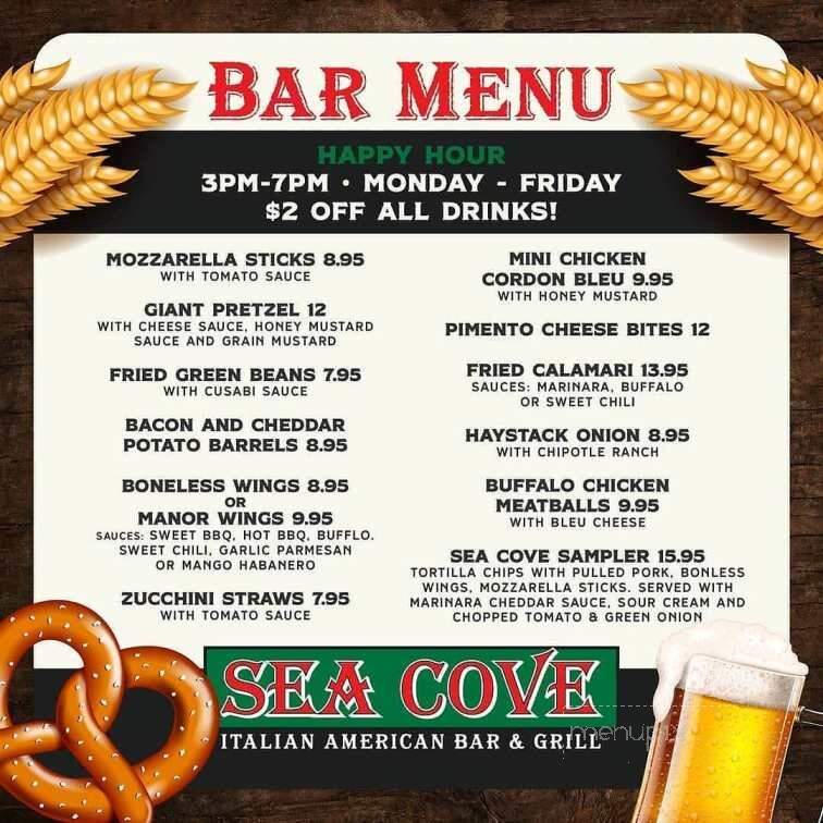 Sea Cove - Center Moriches, NY menu_pic