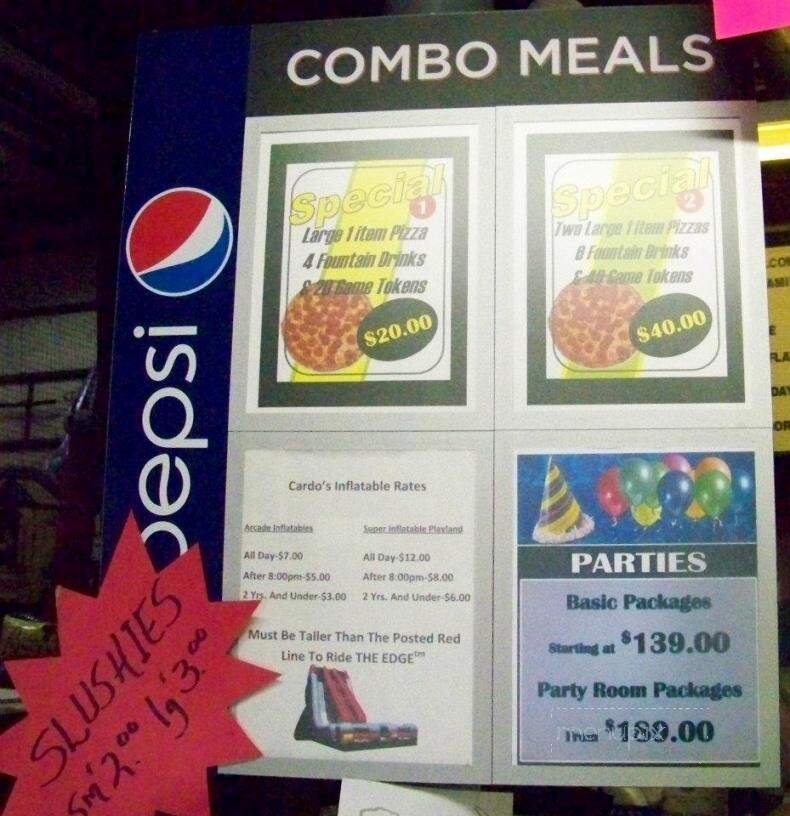 Triple Crown Family Fun Center - Chillicothe, OH menu_pic