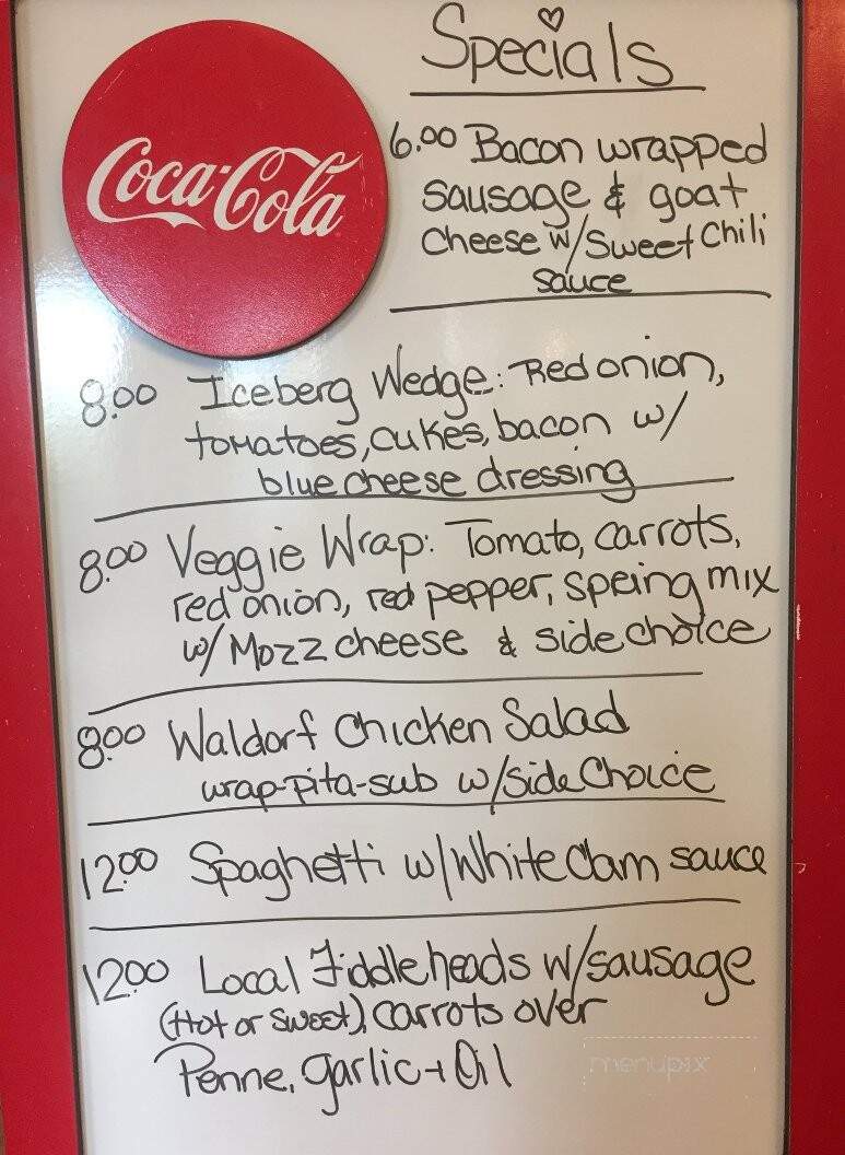 Pizza on Main - Morrisville, VT menu_pic