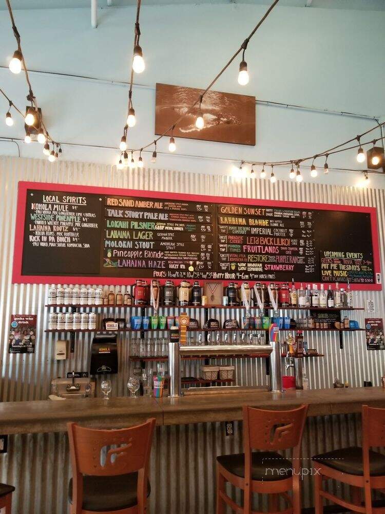 Kohola Brewery - Lahaina, HI menu_pic