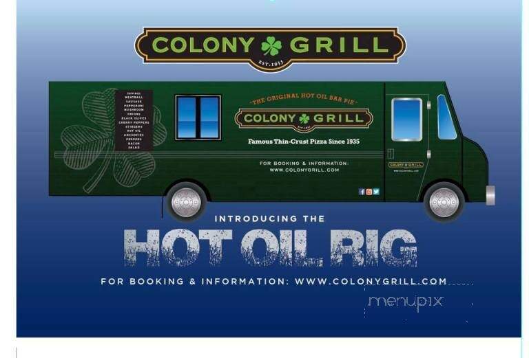 Colony Grill - Port Chester, NY menu_pic