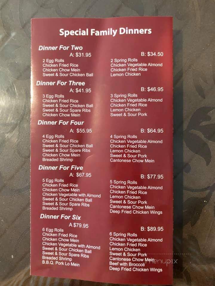 Magic Wok Chinese Buffet - Listowel, ON menu_pic