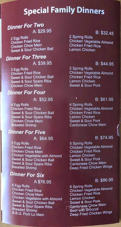 Magic Wok Chinese Buffet - Listowel, ON menu_pic