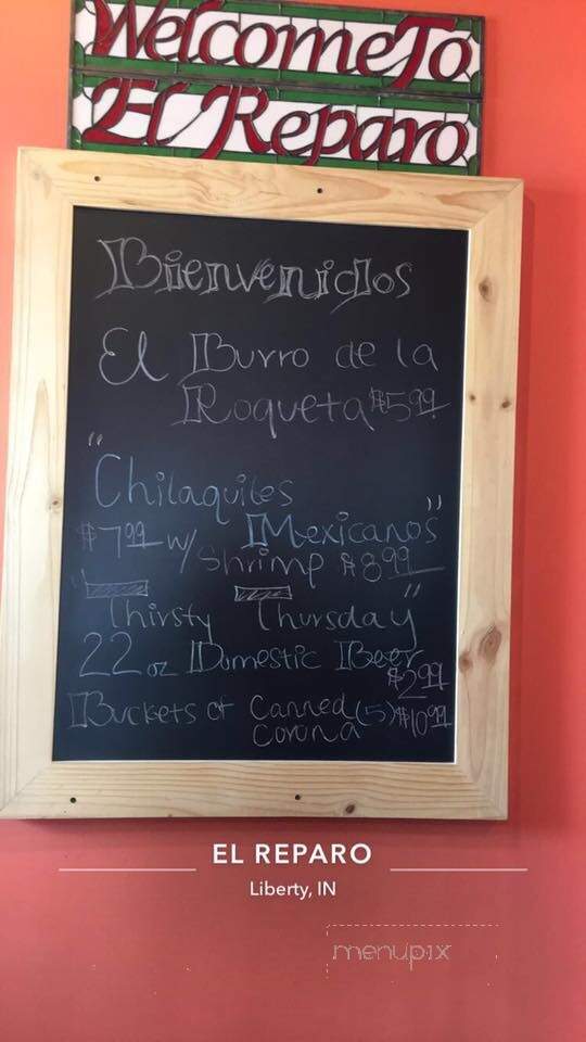 El Reparo Mexican Restaurant - Liberty, IN