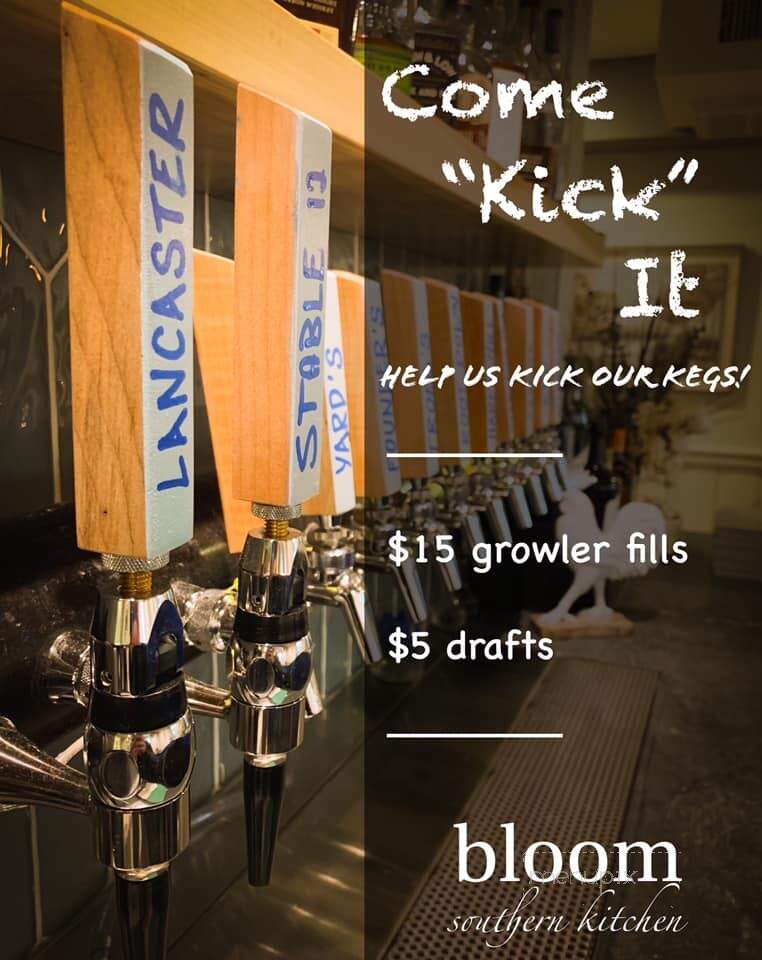 Bloom Southern Kitchen - Chester Springs, PA menu_pic