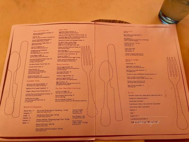Norma's - Parker Palm Springs - Palm Springs, CA menu_pic