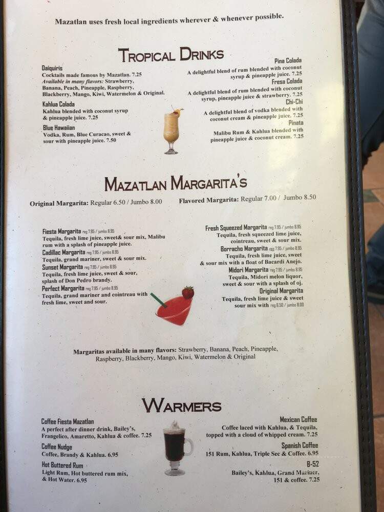 Fiesta Mazatlan - Redmond, OR menu_pic