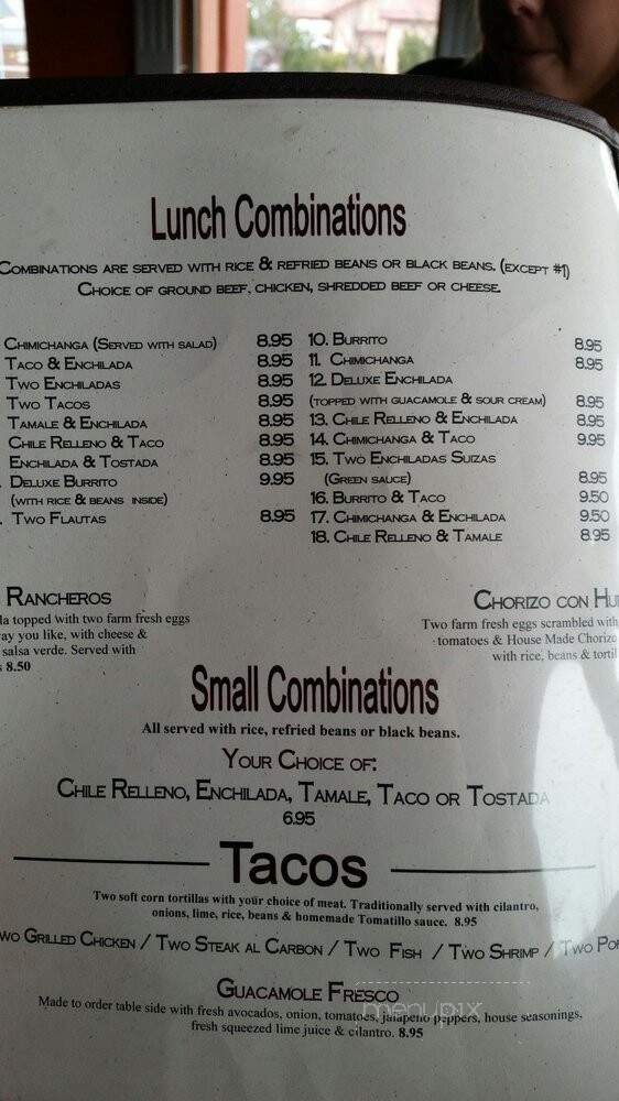 Fiesta Mazatlan - Redmond, OR menu_pic