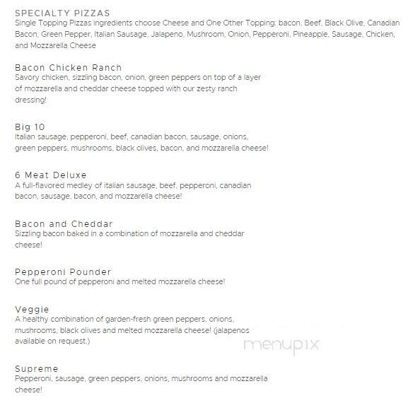 Pump N Pete's - Moran, KS menu_pic