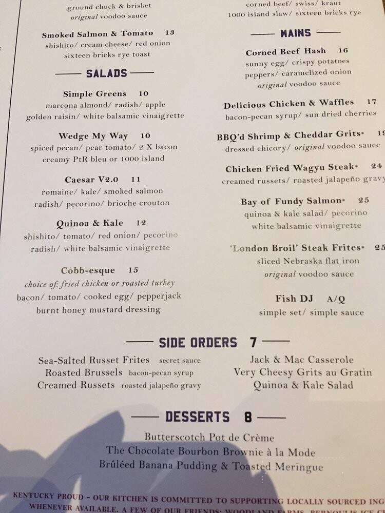 Neighborhood Services - Louisville, KY menu_pic