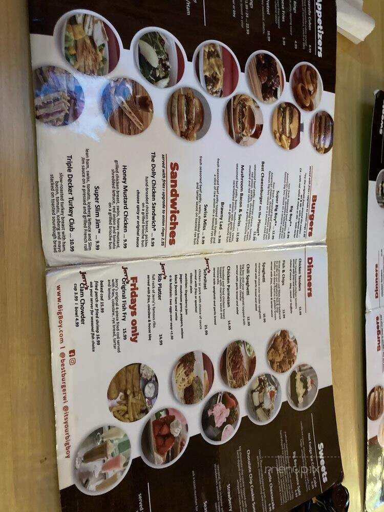 Wisconsin Big Boy - Germantown, WI menu_pic