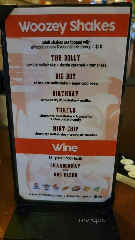 Wisconsin Big Boy - Germantown, WI menu_pic