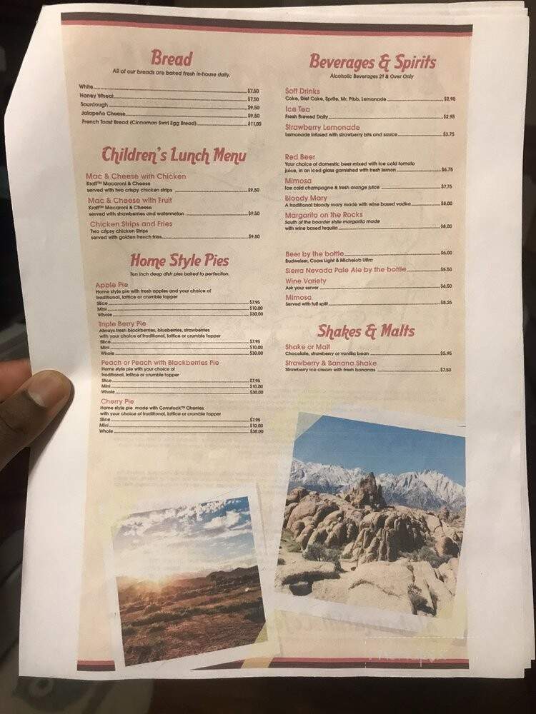 Alabama Hills Cafe and Bakery - Lone Pine, CA