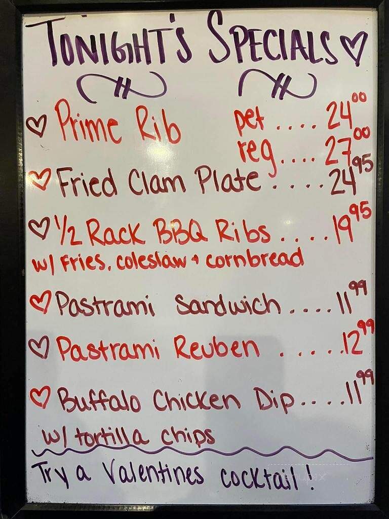 Quaker Tavern - Uxbridge, MA menu_pic