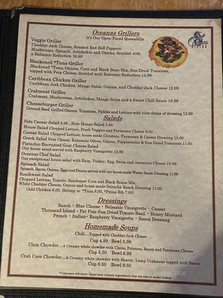 Oceana's Bistro - Avon, NC