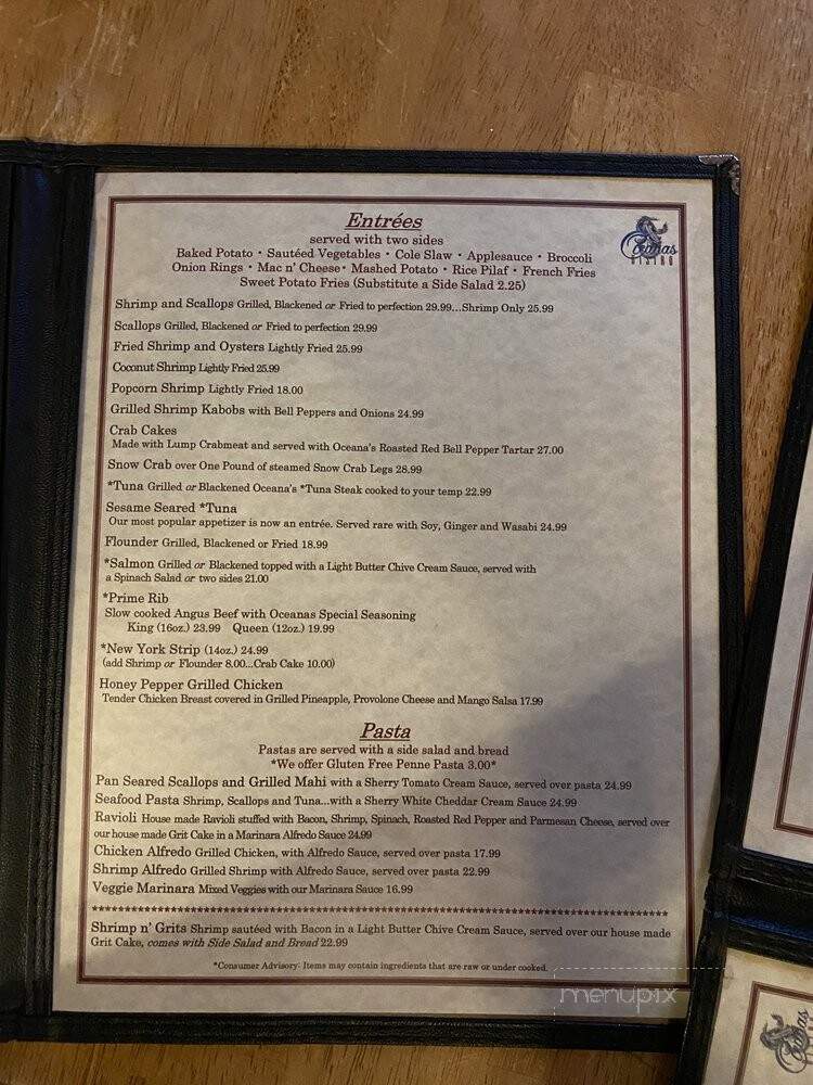 Oceana's Bistro - Avon, NC