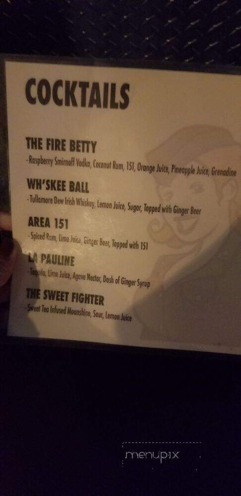 Fire Betty's - Tallahassee, FL menu_pic
