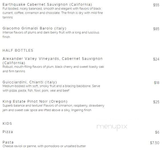 Joseph's Trattoria Bakery - Haverhill, MA menu_pic