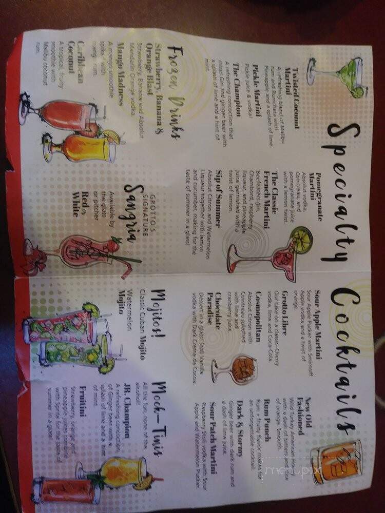 Grotto Pizza - Edwardsville, PA menu_pic