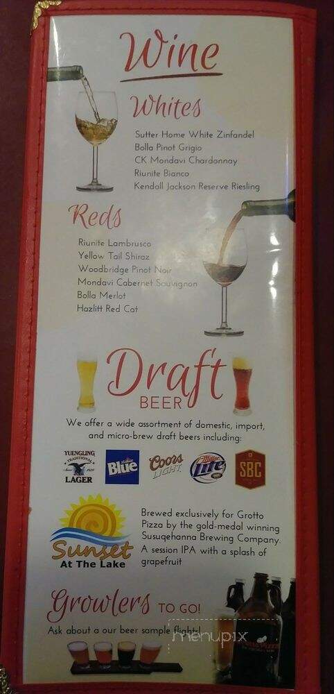 Grotto Pizza - Edwardsville, PA menu_pic