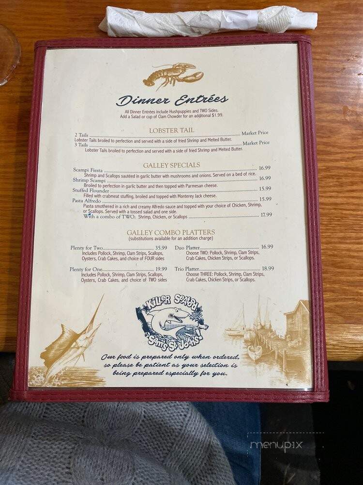 Crystal River Seafood - Jacksonville, FL menu_pic
